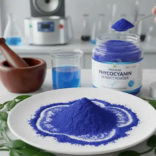 Premium Phycocyanin Extract Powder Natural Blue Spirulina Antioxidant